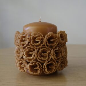 Vela redonda amarilla